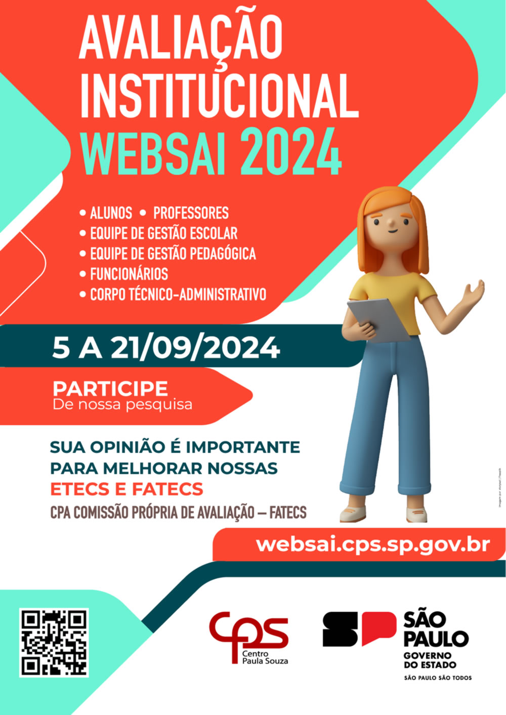 Avaliação Institucional WebSAI 2024.